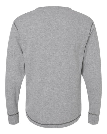 J. America Men's Vintage Thermal Long Sleeve T-Shirt 8238 #color_Oxford
