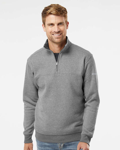 Columbia Hart Mountain™ II Half Zip Pullover 212475 #colormdl_Charcoal Heather