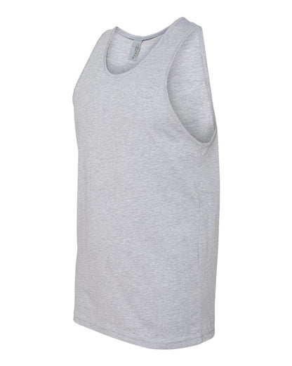 Next Level Cotton Muscle Tank 3633 #color_Heather Grey