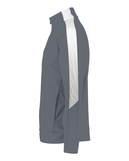 Augusta Sportswear Men's Medalist Jacket 2.0 4395 #color_Graphite/ White