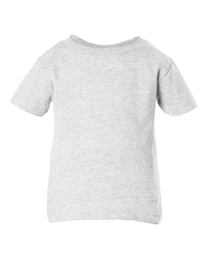 Rabbit Skins Infant Cotton Jersey Tee 3401 #color_Ash
