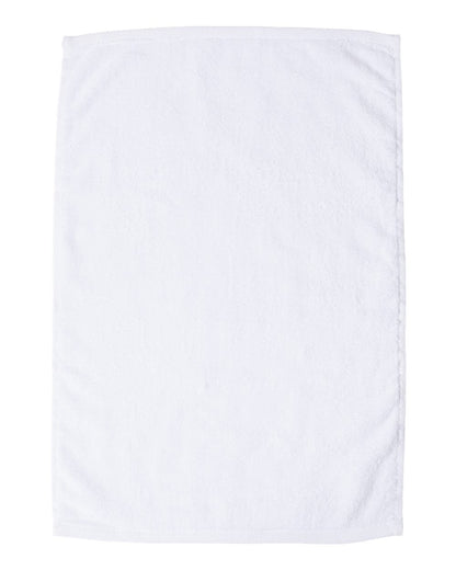 Q-Tees Deluxe Hemmed Hand Towel T300 #color_White