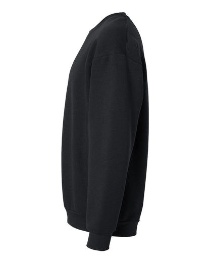 American Apparel Unisex ReFlex Fleece Crewneck Sweatshirt RF496 #color_Black