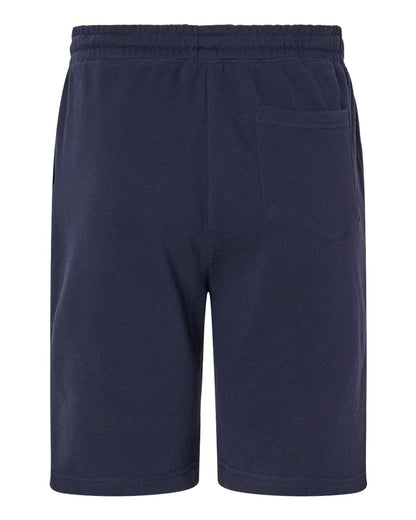 Independent Trading Co. Midweight Fleece Shorts IND20SRT #color_Classic Navy