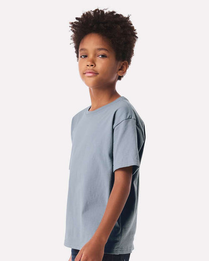 BELLA + CANVAS Youth 6oz. Heavyweight Tee 3010Y #colormdl_Vintage Denim