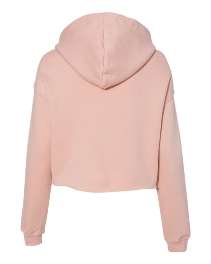 BELLA + CANVAS Women's Crop Fleece Hoodie 7502 #color_Peach