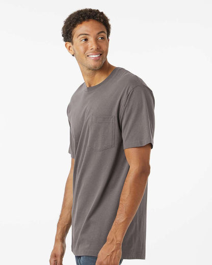 SoftShirts Unisex Classic Pocket T-Shirt 210 #colormdl_Graphite