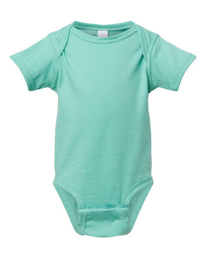 Rabbit Skins Infant Fine Jersey Bodysuit 4424 #color_Saltwater