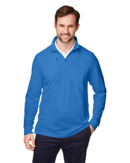 Devon & Jones Men's New Classics® Performance Quarter-Zip Pullover DG400 #colormdl_French Blue