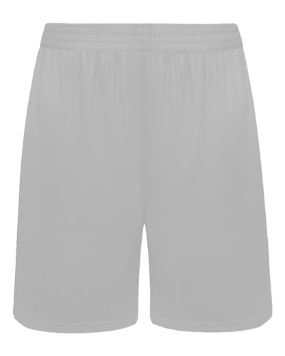 Badger Ultimate SoftLock™ 8" Shorts 4002 #color_Silver