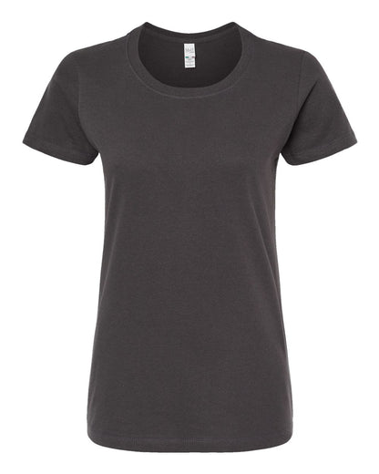 M&O Women's Gold Soft Touch T-Shirt 4810 #color_Charcoal