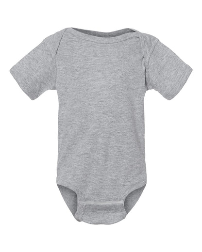 Rabbit Skins Infant Baby Rib Bodysuit 4400 #color_Heather