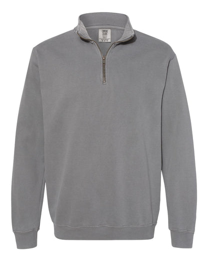 Comfort Colors Unisex Garment-Dyed Quarter-Zip Sweatshirt 1580 #color_Grey