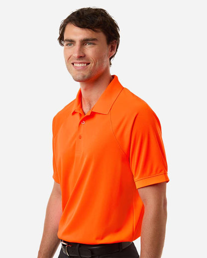 Harriton Men's Charge Snag and Soil Protect Polo M208 #colormdl_Safety Orange