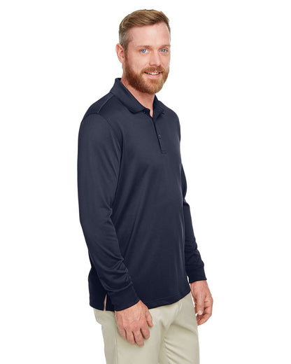 Harriton Men's Tall Advantage Long Sleeve Snag Protection Plus IL Polo M348LT #colormdl_Dark Navy
