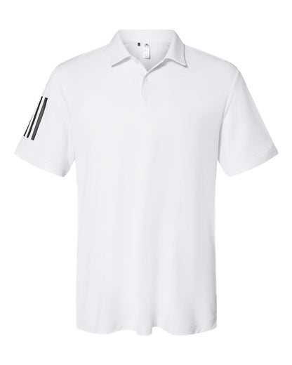 Adidas Floating 3-Stripes Polo A480 #color_White/ Black