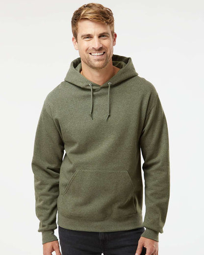 JERZEES Unisex NuBlend® Hooded Sweatshirt 996MR #colormdl_Military Green Heather