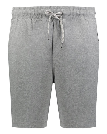 Holloway Youth Eco Revive™ Ventura Soft Knit Shorts 223604 #color_Grey Heather