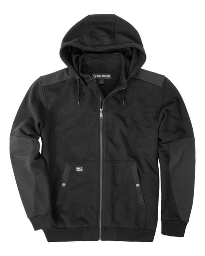 DRI DUCK Men's Mission Fleece Pro Full-Zip Jacket 7340 #color_Black