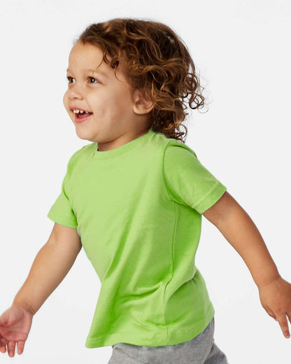Rabbit Skins Toddler Fine Jersey Tee 3321 #colormdl_Key Lime