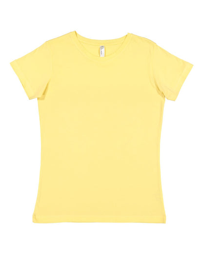 LAT Women's Fine Jersey Tee 3516 #color_Butter