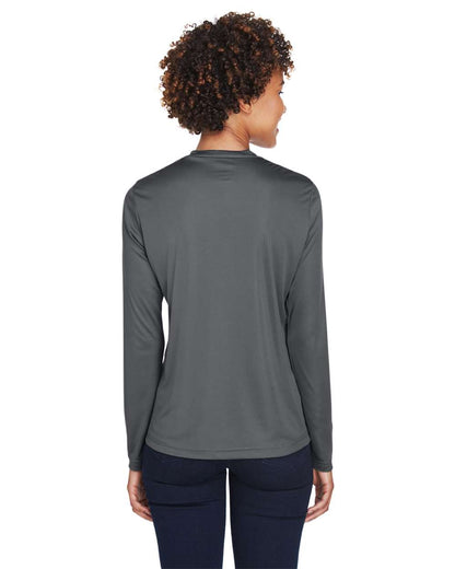 Team 365 Women's Zone Performance Long Sleeve T-Shirt TT11WL #colormdl_Sport Graphite