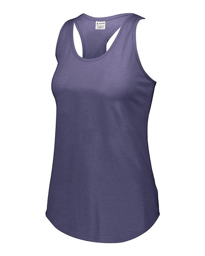 Augusta Sportswear Women's Lux Triblend Tank Top 3078 #color_Navy Heather
