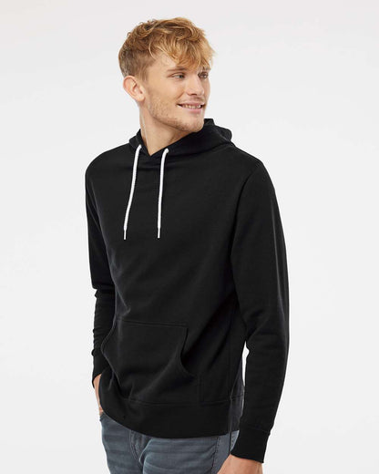 Independent Trading Co. Unisex Lightweight Hooded Sweatshirt AFX90UN #colormdl_Black