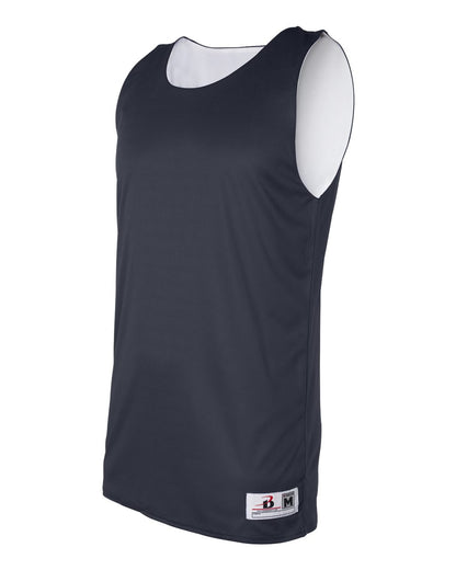 Badger B-Core Reversible Tank Top 4129 #color_Navy