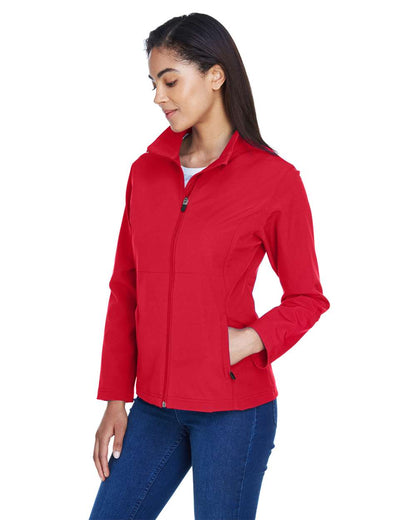 Team 365 Women's Leader Soft Shell Jacket TT80W #colormdl_Sport Red