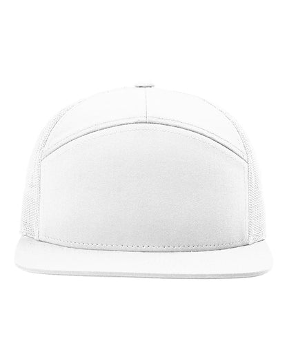 Richardson Seven-Panel Trucker Cap 168 #color_White