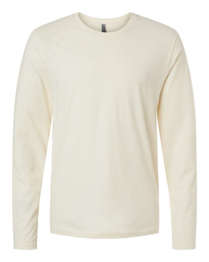 Next Level Unisex Cotton Long Sleeve T-Shirt 3601 #color_Natural