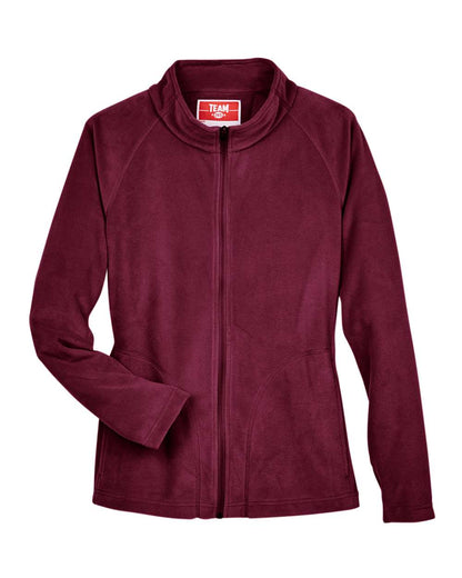 Team 365 Women's Campus Microfleece Jacket TT90W #color_Sport Maroon