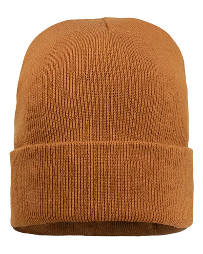 Sportsman 12" Sherpa Lined Cuffed Beanie SP12SL #color_Coyote Brown