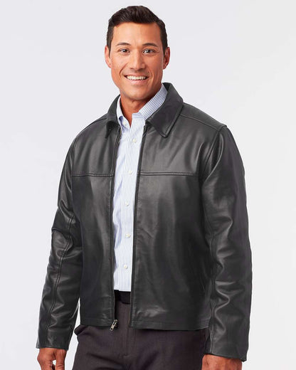 Burk's Bay Napa Leather Driving Jacket 8000T #colormdl_Black