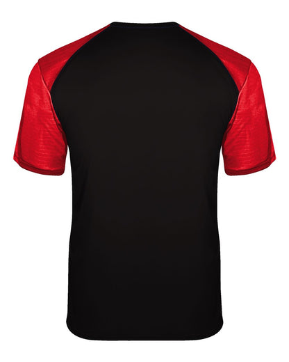 Badger Breakout T-Shirt 4230 #color_Black/ Red