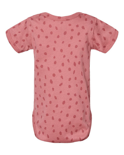 Rabbit Skins Infant Fine Jersey Bodysuit 4424 #color_Mauvelous Spot