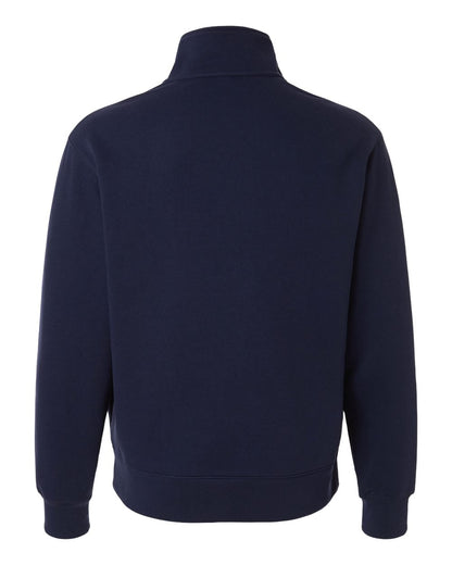BELLA + CANVAS Unisex 10 oz Quarter-Zip Pullover Sweatshirt 4740 #color_Navy