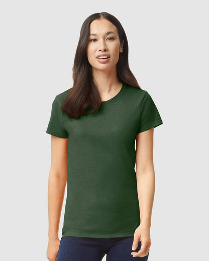 Gildan Women's Heavy Cotton™ T-Shirt 5000L #colormdl_Forest Green