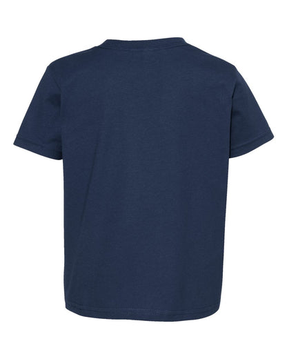 Rabbit Skins Toddler Fine Jersey Tee 3321 #color_Denim