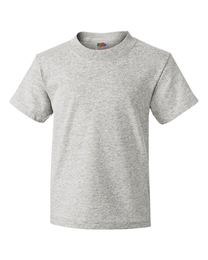 Fruit of the Loom HD Cotton Youth Short Sleeve T-Shirt 3930BR #color_Ash