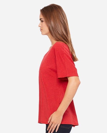 BELLA + CANVAS Women’s Slouchy Tee 8816 #colormdl_Red Speckled