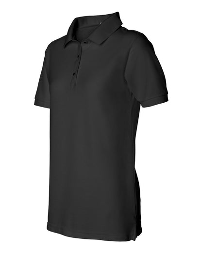 Sierra Pacific Women's Silky Smooth Piqué Polo 5500 #color_Black