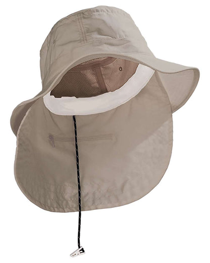 Adams Headwear Extreme Vacationer Bucket Hat ACUB101 #color_Stone