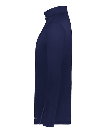 Holloway Youth CoolCore® Quarter-Zip Pullover 222240 #color_Navy