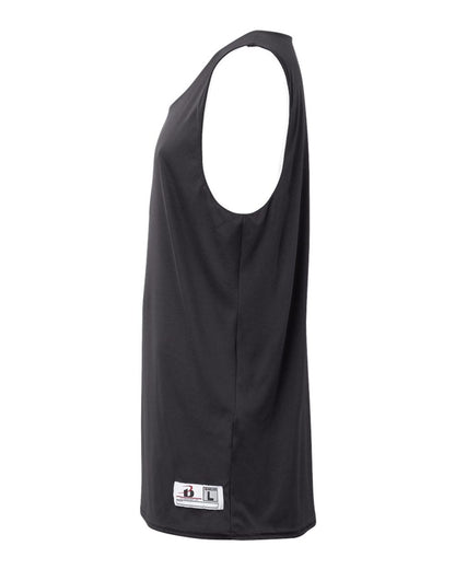 Badger Women's B-Core Reversible Tank Top 4169 #color_Black