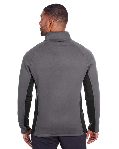 Spyder Men's Constant Half-Zip Pullover Sweater S16561 #colormdl_Polar/ Black