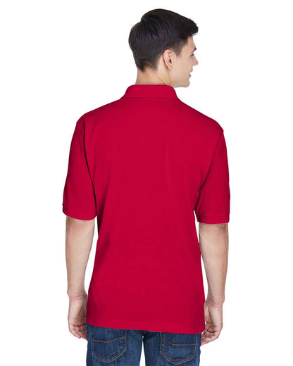 Harriton Men's Easy Blend™ Polo M265 #colormdl_Red