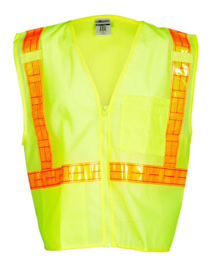 Kishigo Men's Oralite® All Mesh Vest 1076-1077 #color_Lime