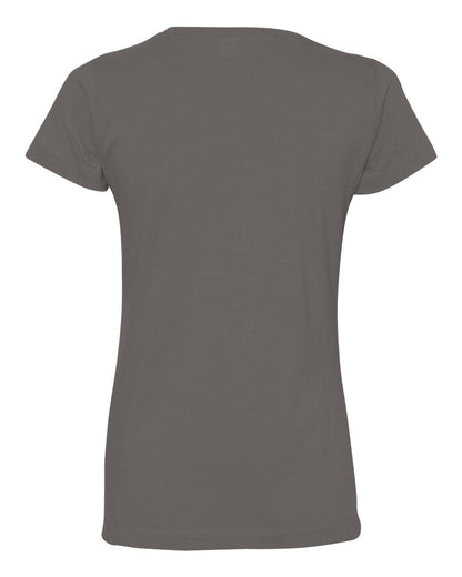 LAT Women's Fine Jersey Tee 3516 #color_Charcoal